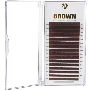 Pestañas color café